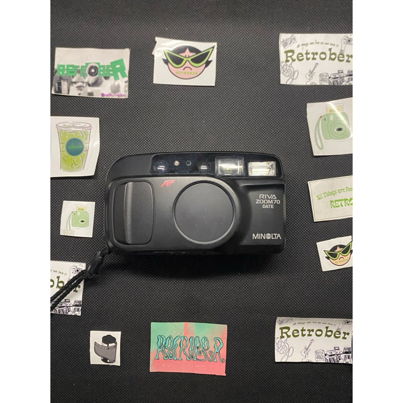 kamera analog Minolta Riva zoom 70 Date