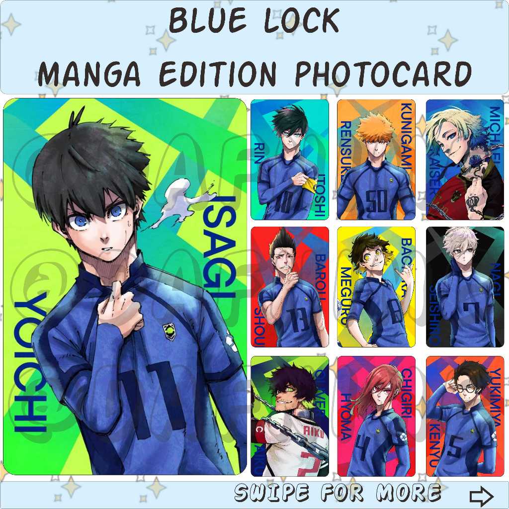 PC photocard BLUE LOCK mangaver.