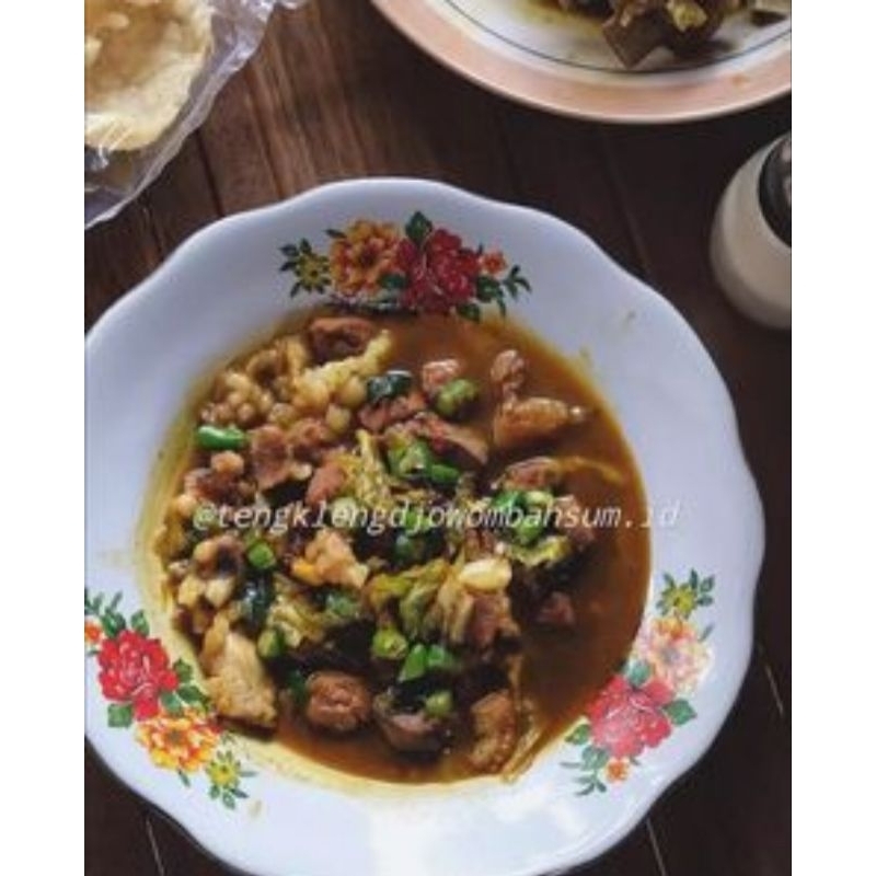 

Tongseng daging + tetelan kambing 100 gram