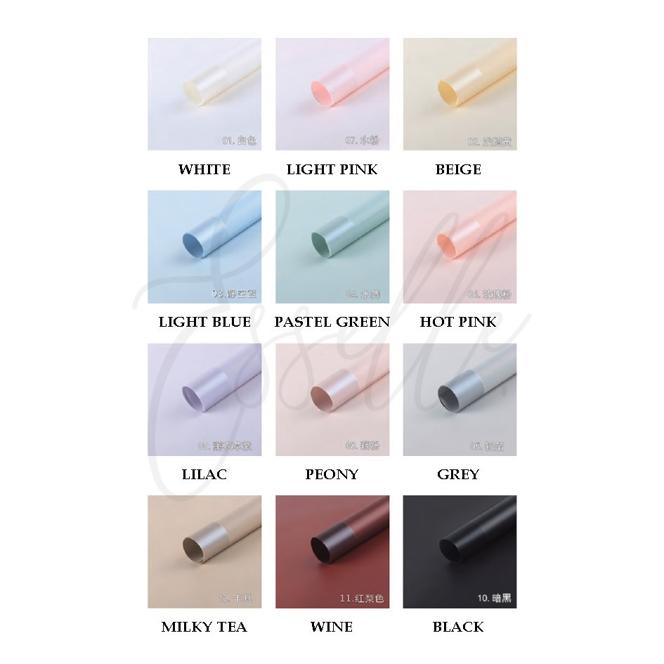 

BIG LINE COLOR CELLOPHANE / BIG LINE PAPER WRAPPING BUNGA (5 LEMBAR)