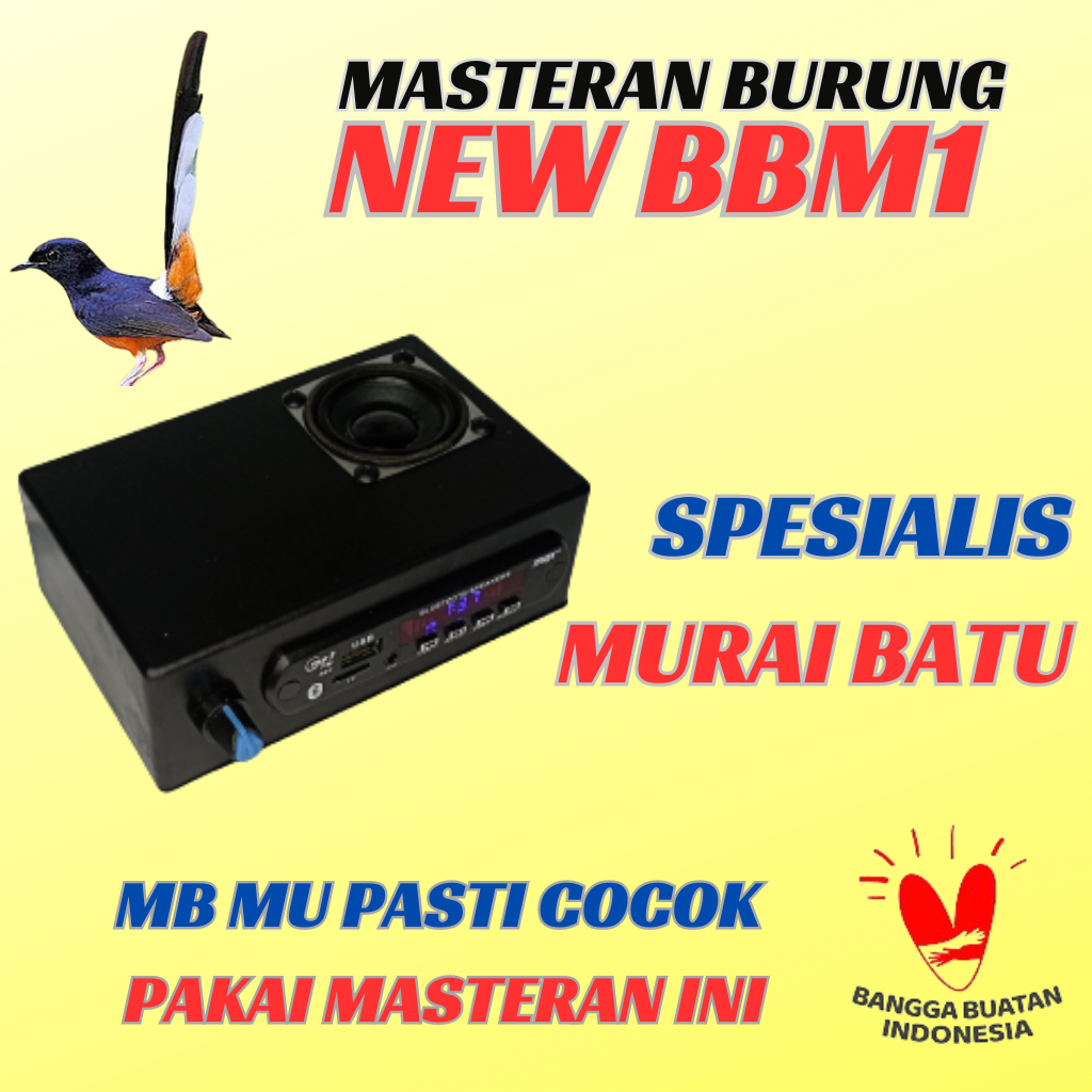 SPEAKER MASTERAN BURUNG BBM1 MP3 JEDA JERNIH LANGSUNG COLOK LISTRIK