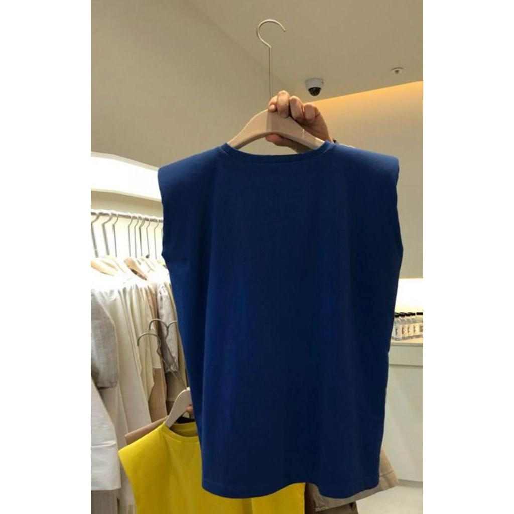 Padded Tshirt Ada Busa / Muscle Tee / Atasan wanita / Kaos Basic Tee / Kaos Polos / Padded T-shirt /