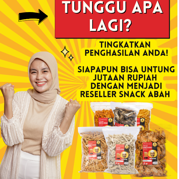

PAKET USAHA SNACK ABAH 99K 8 VARIAN RASA