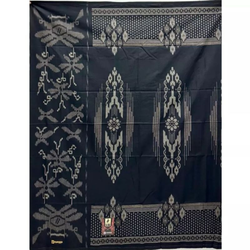 Sarung Mangga Gold Kembang Khusus Hitam