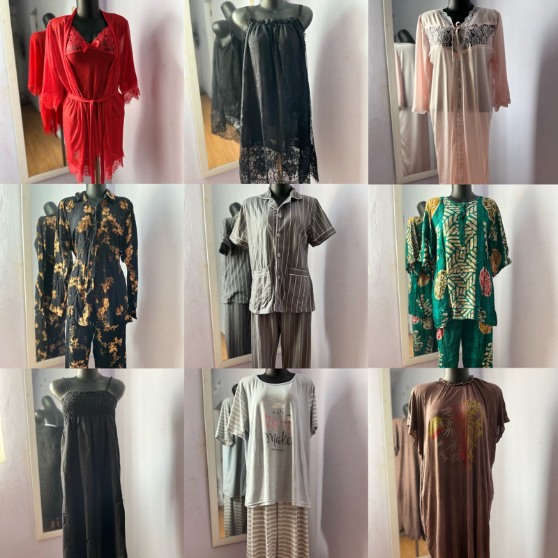 10 RIBU DAPAT BAJU TIDUR PIYAMA WANITA / LINGERIE WANITA / BAJU DINAS WANITA / BAJU TIDUR WANITA / D