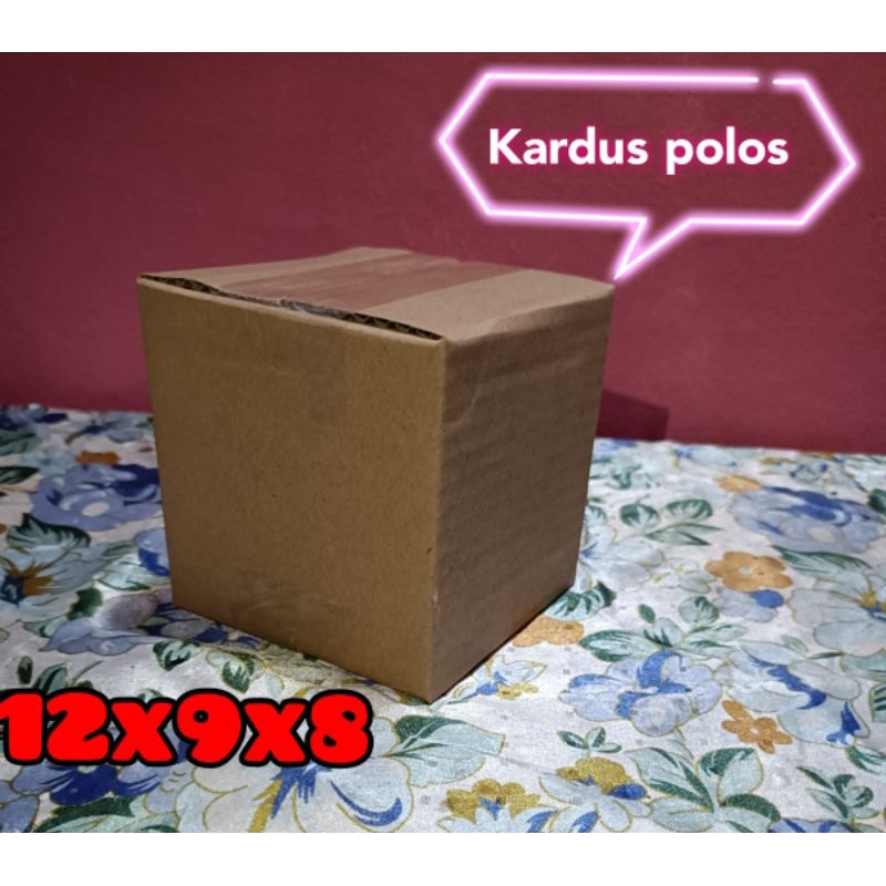 

kardus polos UK 12x9x8 kardus kecil kardus packing