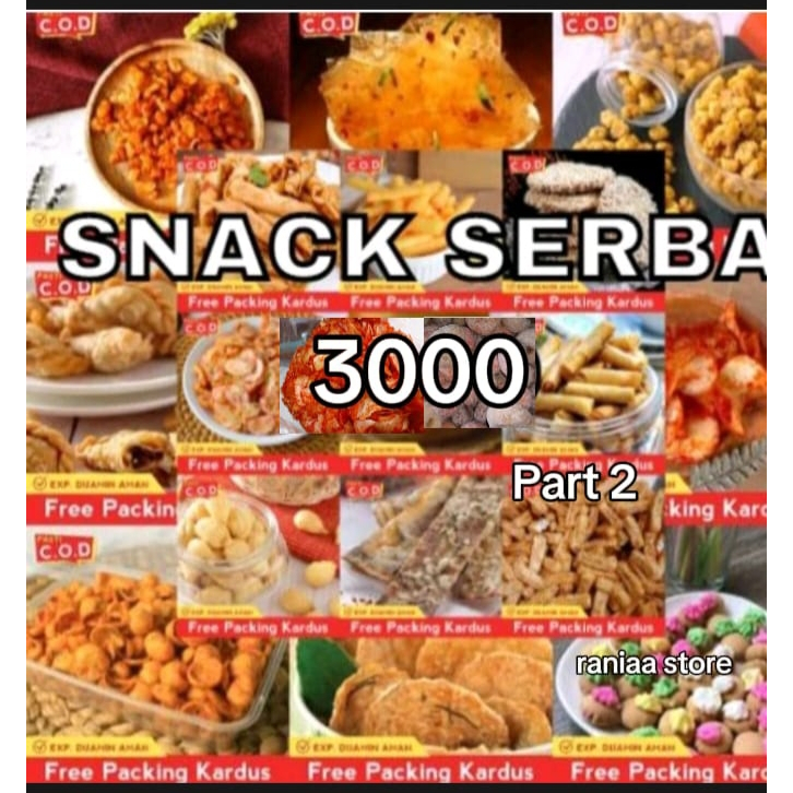 

Camilan snack serba 3000 makanan ringan kiloan murah | COD | Ready Siap Kirim PART 2