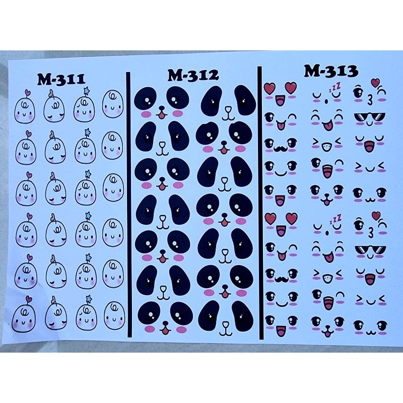 

edible stamp / edible picture / stiker makanan / stiker minuman / emoji 13