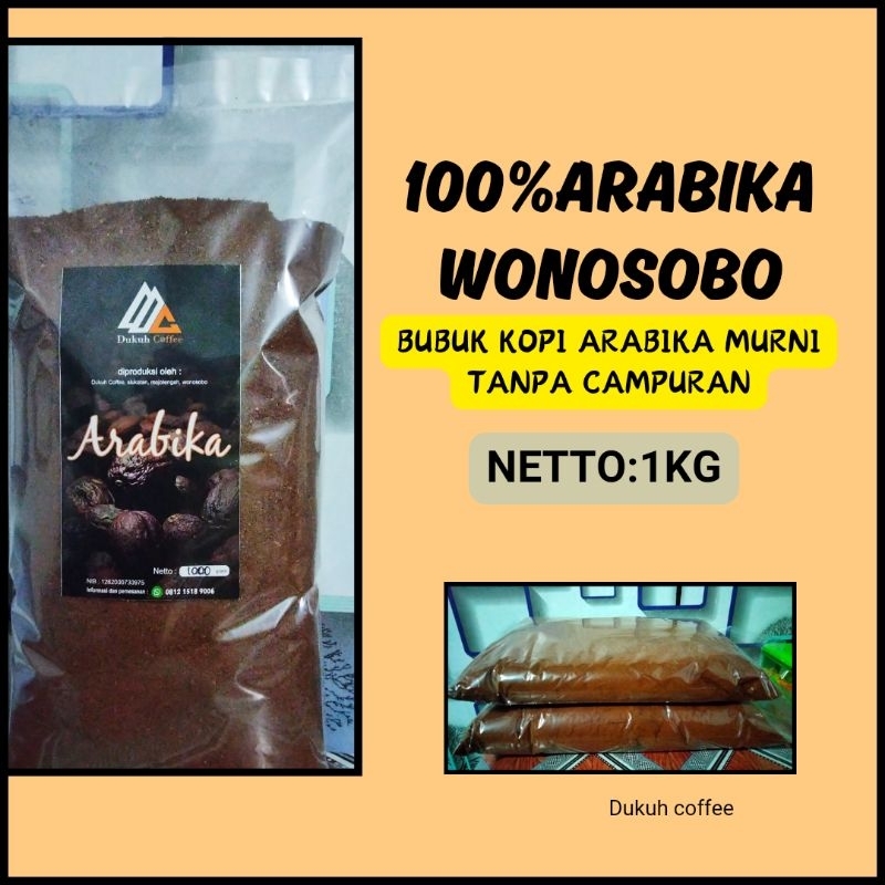 

Kopi bubuk 1kg arabika murni tanpa campuran kopi wonosobo