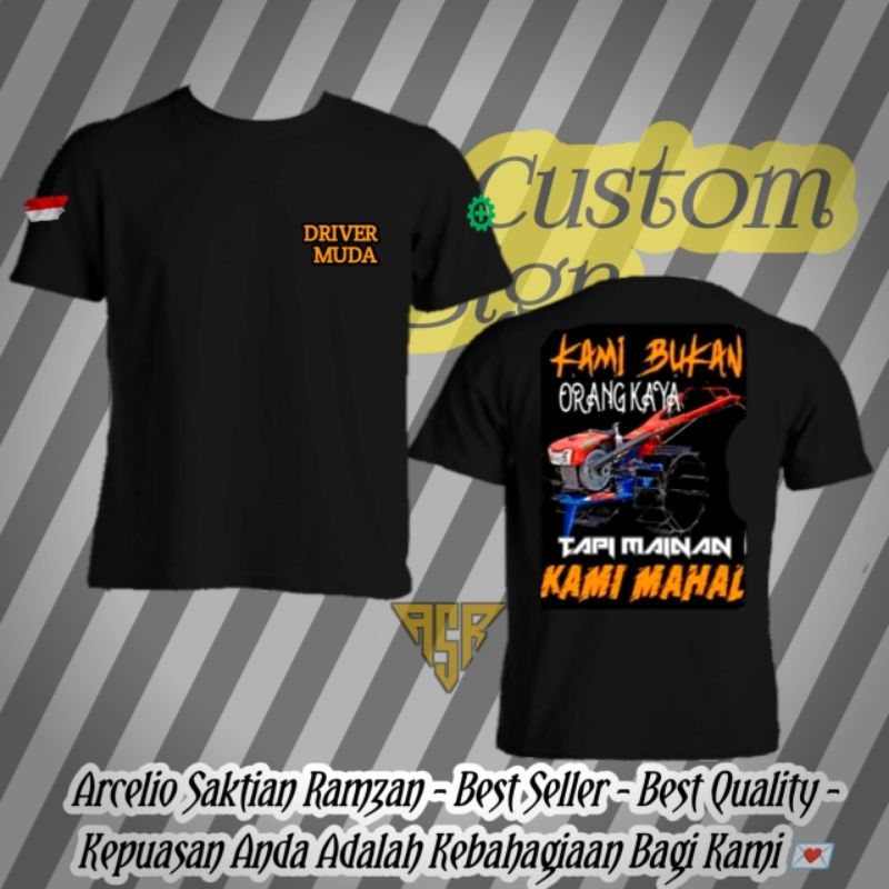 KAOS DRIVER MUDA TRAKTOR BAHAN ADEM