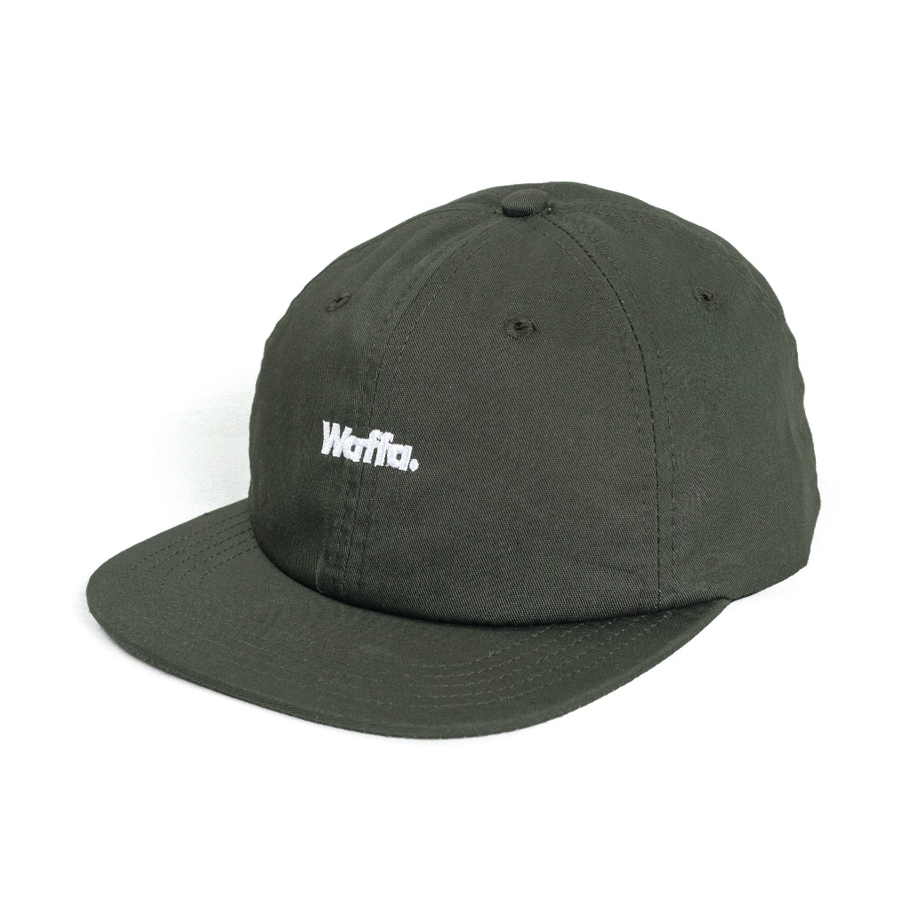 WAFFA - Polo Cap | Topi Pria Clasic Visor Pendek Army