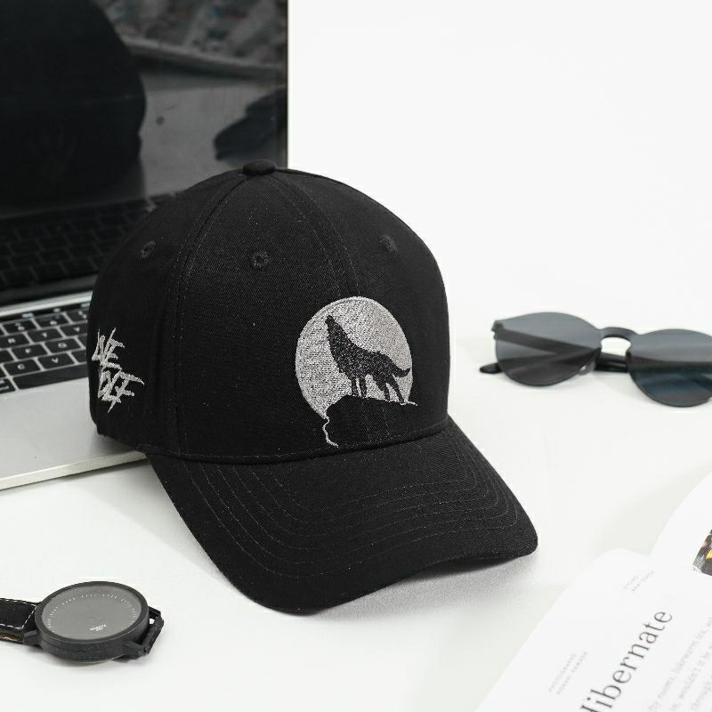 Lone Wolf | Serigala Malam - Flexfit - Topi Pria