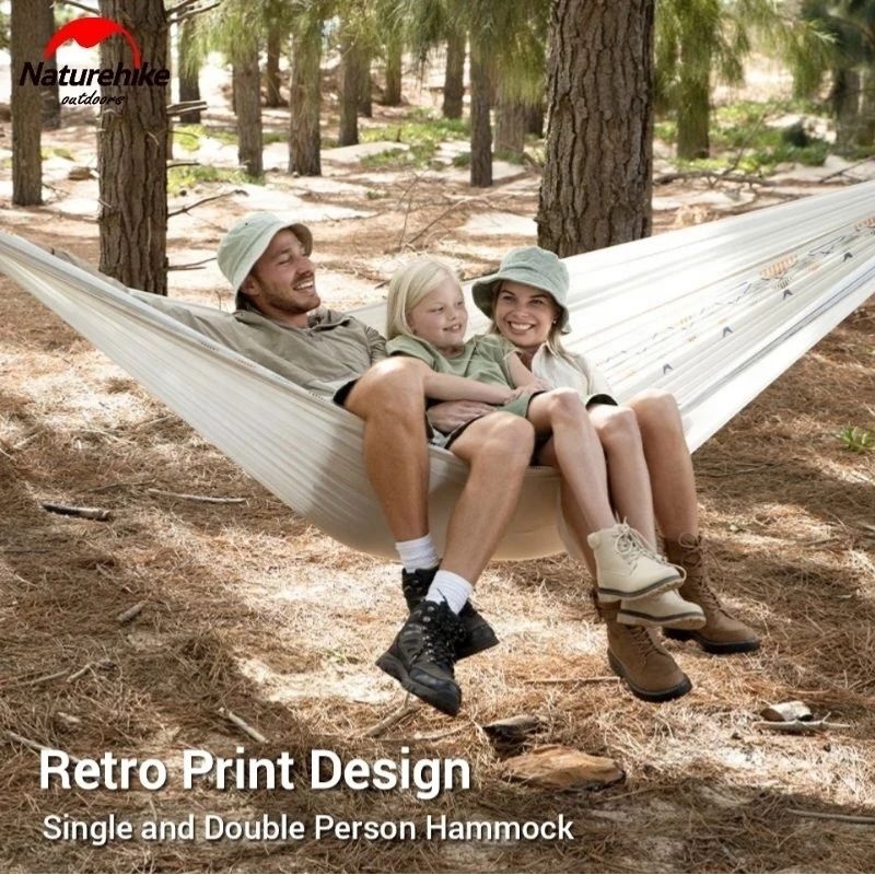 HAMMOCK NATUREHIKE CNH22HJ004 TEMPAT TIDUR GANTUNG AYUNAN GANTUNG CAMPING GLAMPING HIKING PIKNIK BER