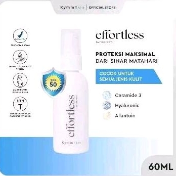 SUNSCREEN EFFORTLESS, 60ML, SERUM BAKUCHIOL, DAY CREAM 30GR, NIGHT CREAM 30GR