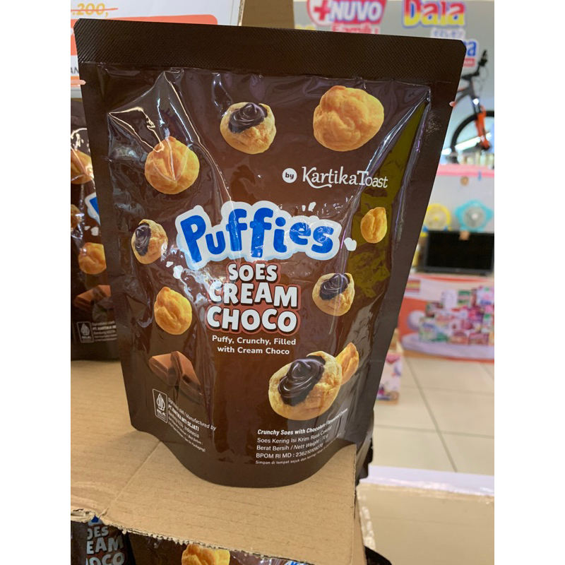 

puffies soes cream choco