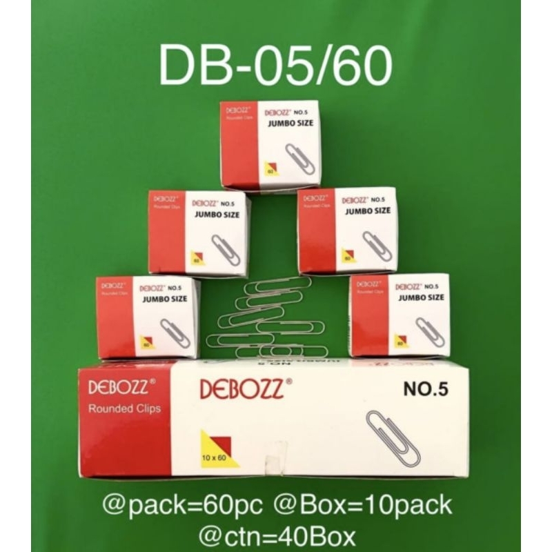 

Paper Clips Jumbo Debozz No 5 / Trigonal Clips No 5 Polos / Penjepit Kertas No 5 Jumbo