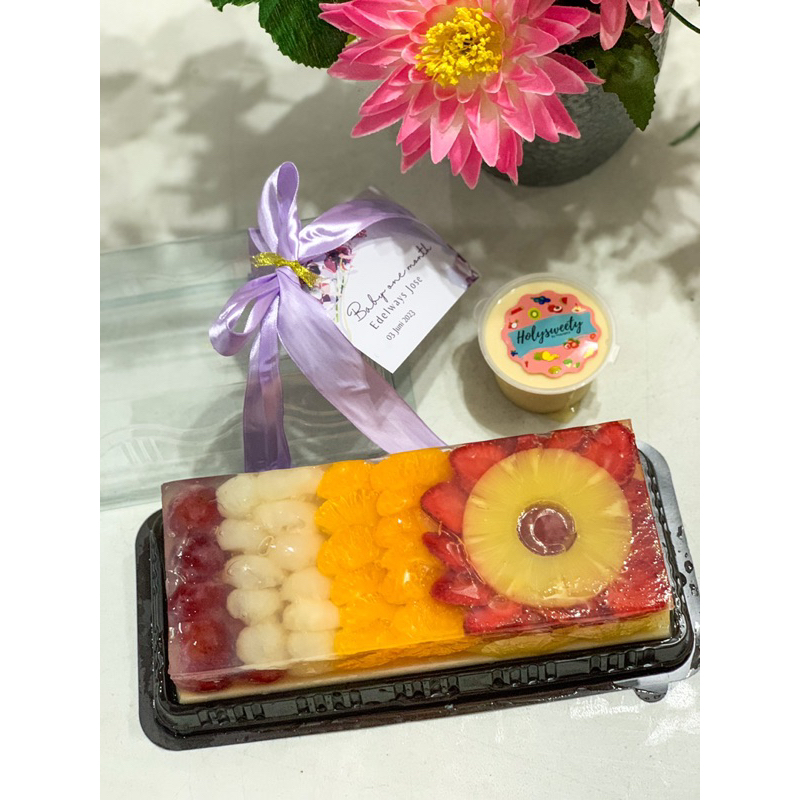 

PUDDING BUAH CETAK PERSEGI PANJANG