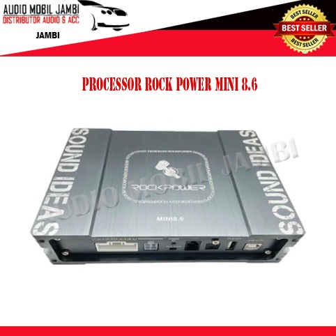 DIGITAL SOUND PROCESSOR ROCKPOWER ROCK POWER  MINI 8.6 DSP 8CH +POWER AMPLI 6CH