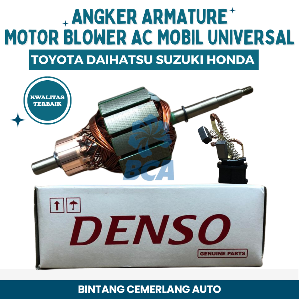 ANGKER ARMATURE Motor Blower Fan Angin AC Mobil Depan Daihatsu Taft Rocky Hiline Feroza Civic Corrol