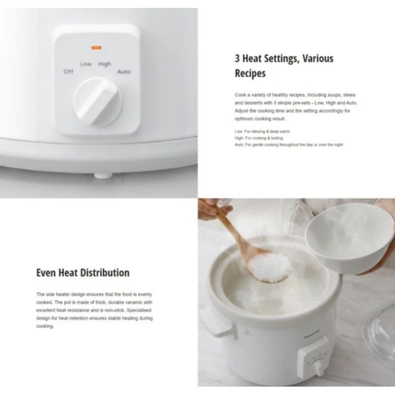 PANASONIC SLOW COOKER 3 LITER NF N31A