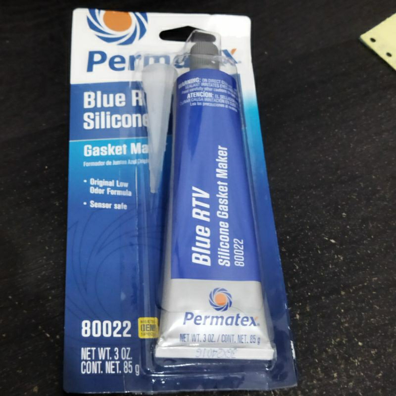 Lem permatex biru silicon gasket 85 gram lem biru permatex ultra blue lem permatex biru mesin lem me