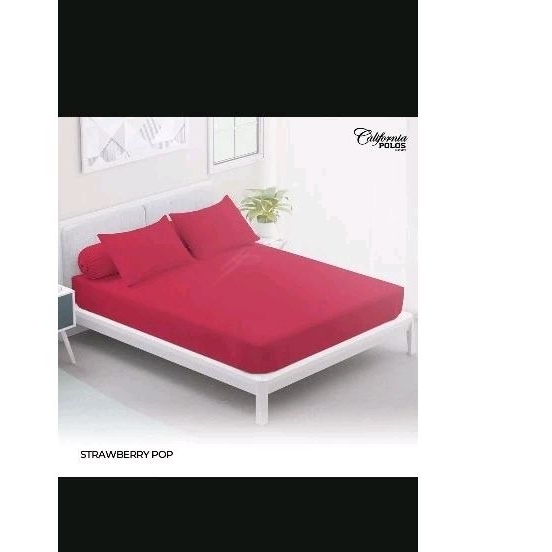 my Love California - sprei Queen fitted polos Emboss