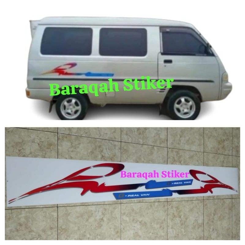 striping stiker mobil Carry Futura 1.5 GRV/ G Realvan/Carry G Realvan/Carry GRV