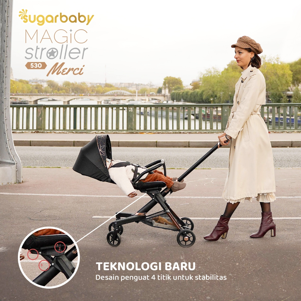 RB SUGARBABY magic stroller merci 530 kereta dorong bayi