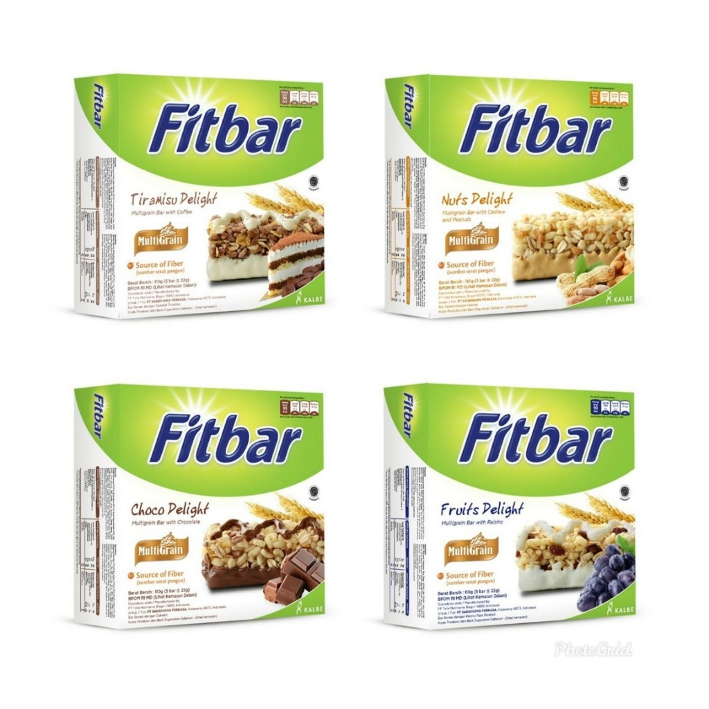 

Fitbar Snack 1 Box isi 5 Pcs x 20 gr All Varian - Snack Diet