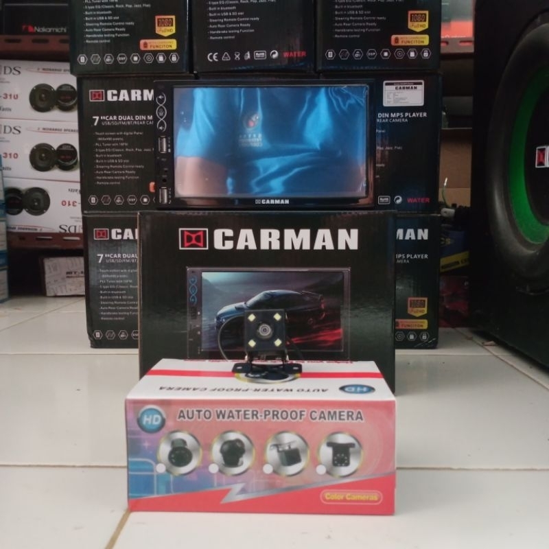 TV Mobil Carman  Head Unit Double Din 7 Inci