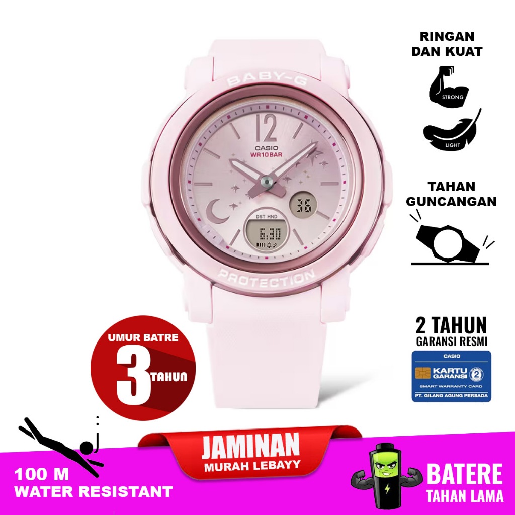 Casio baby-g BGA-290DS-4A bga290 bga 290 original garansi resmi