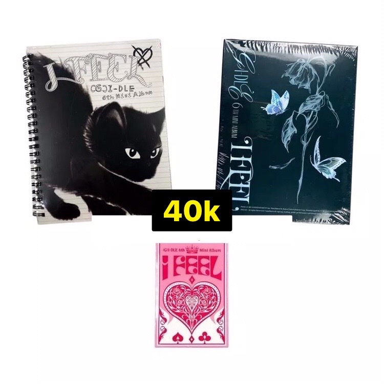 (G)i-dle I Feel Album Queen Cat Butterfly Version Jewel Ver Gidle Miyeon Minnie Soyeon Yuqi Shuhua