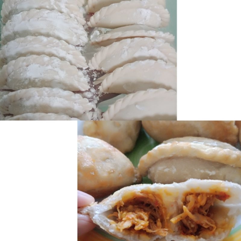 

Cireng isi ayam suwir pedas nampol