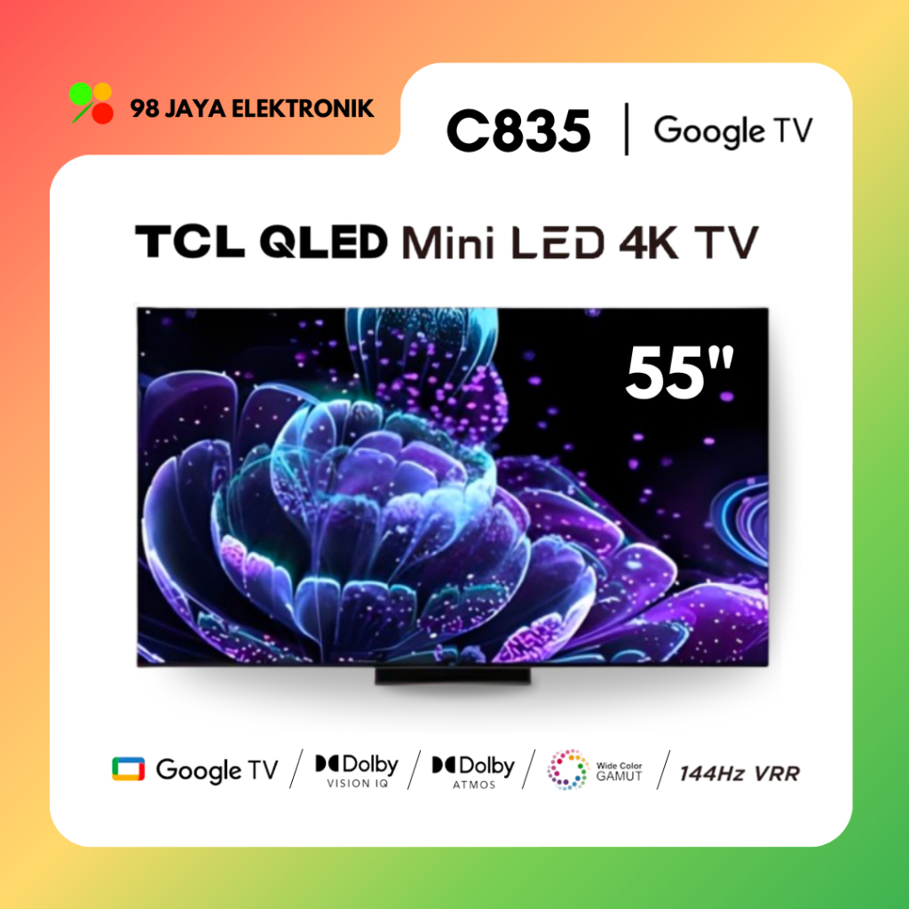 TCL LED 55C835 - QLED - ANDROID 11 - GOOGLE TV