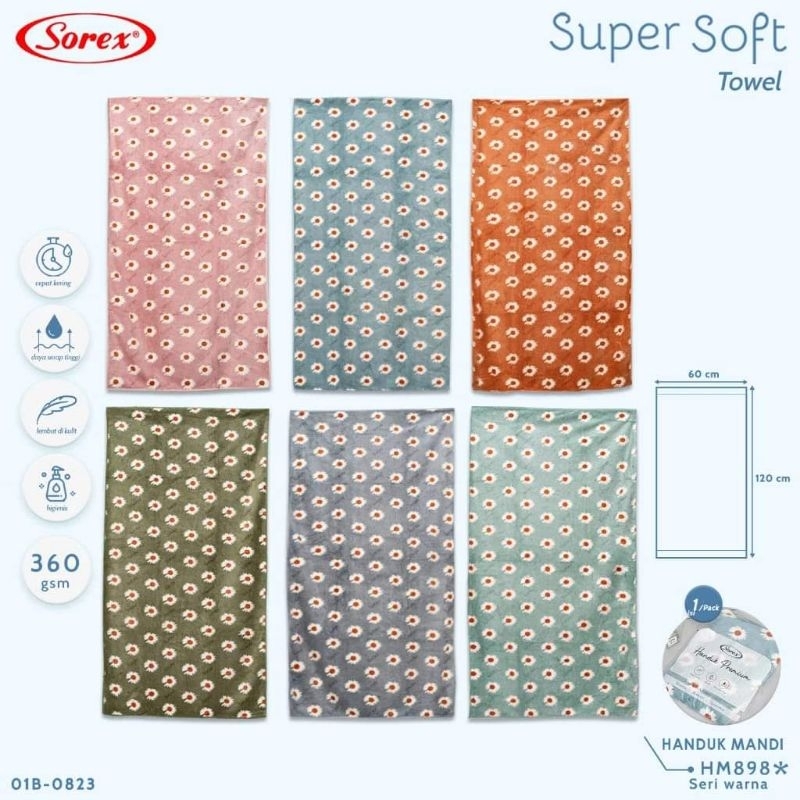 HANDUK MANDI SOREX MICROFIBER HM 898