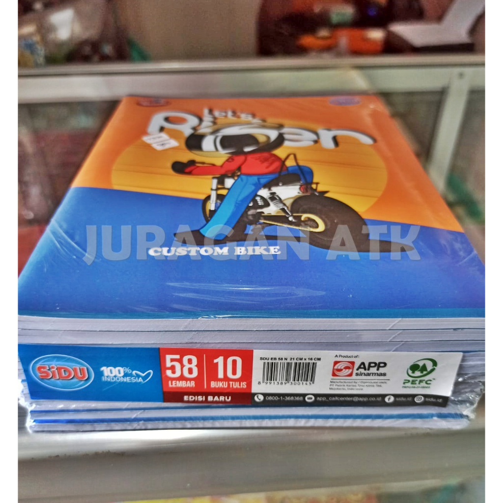 

BUKU TULIS SIDU 58 LBR