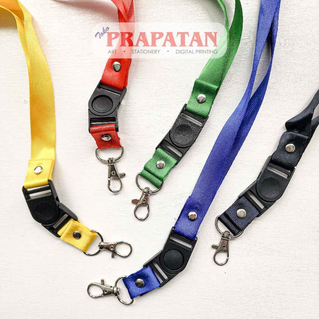 

Topla Tali Name Tag Cantol + Clip 2cm | Tali ID Card | Gantungan Kartu Nama