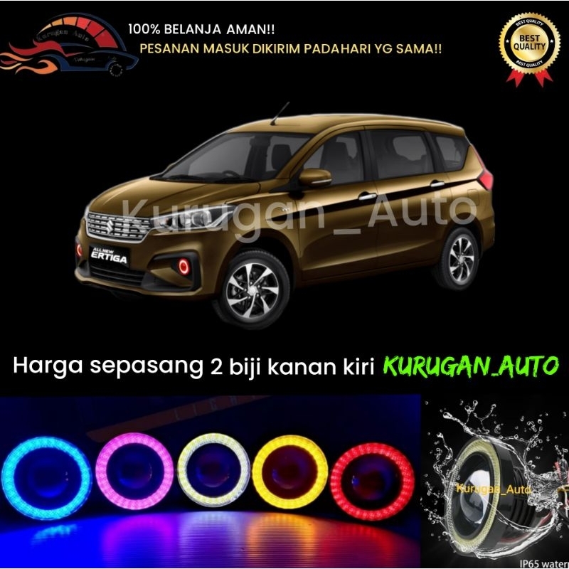 Foglamp Angel Eyes ERTIGA NEW Lampu Variasi Mobil