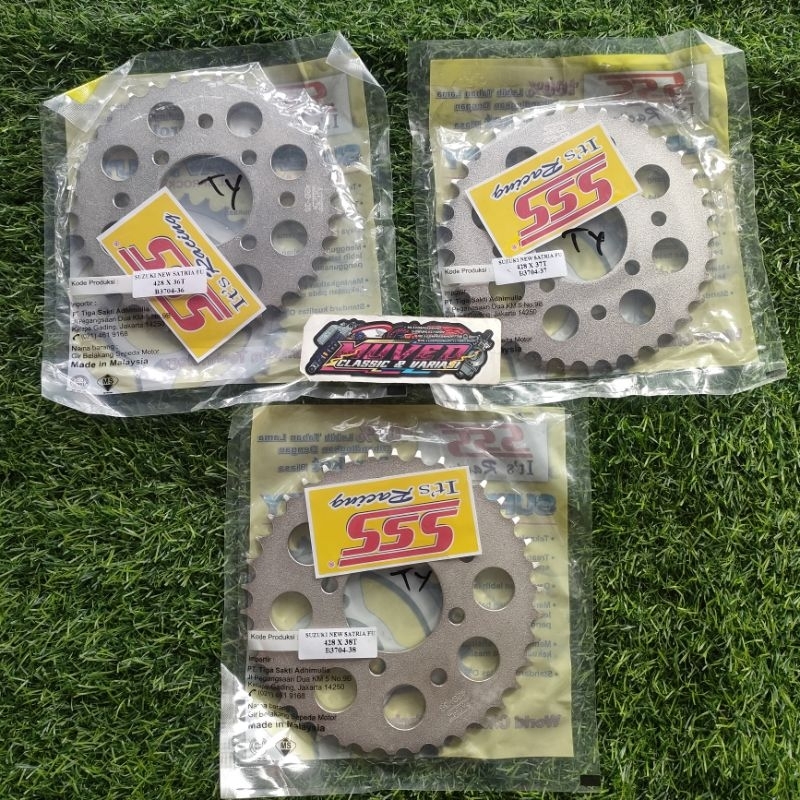GEAR GIR BELAKANG SSS SUZUKI  NEW SATRIA FU 428 X 36T, 37T, 38T
