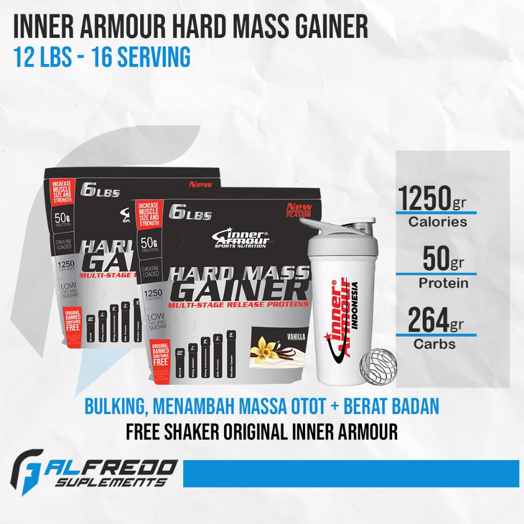 Inner Armour Hard Mass Gainer 12 Lbs Bulking Weight Mass Gain