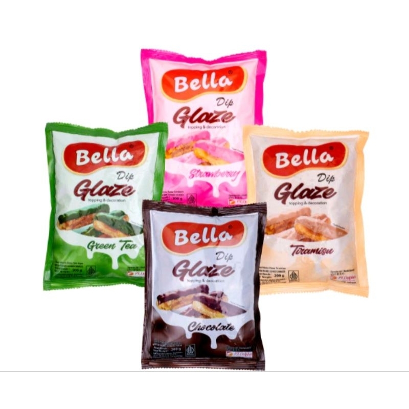 

glaze bella 200gr rasa pilih divarian