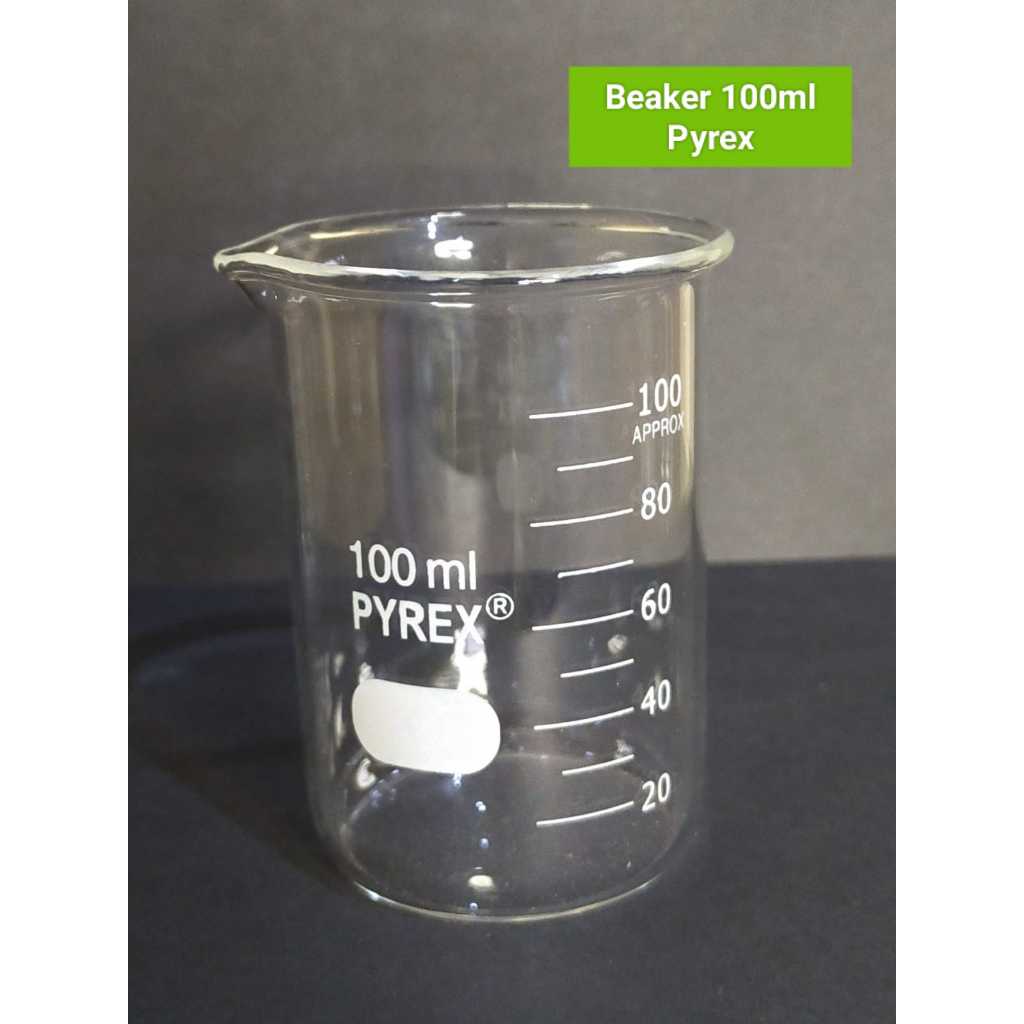 Beaker glass gelas beaker pyrex 100ml gelas piala