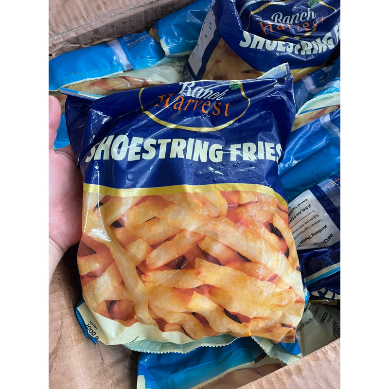 

Kentang Ranch Harvest Shoestring 1kg ~ GALERI PLASTIK FROZEN FOOD