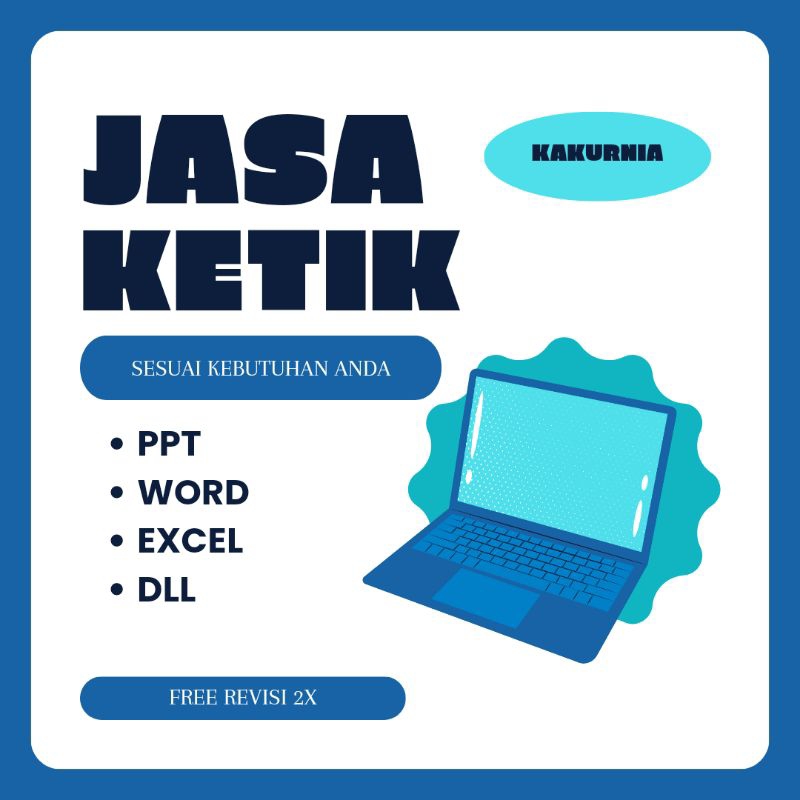 Jasa Ketik WORD PPT EXCEL Murah Cepat