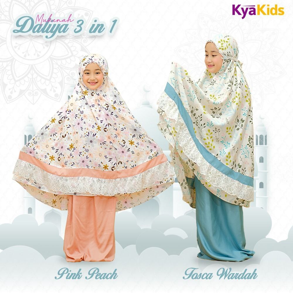 mukenah daliya/mukenah anak/mukenah daliya anak