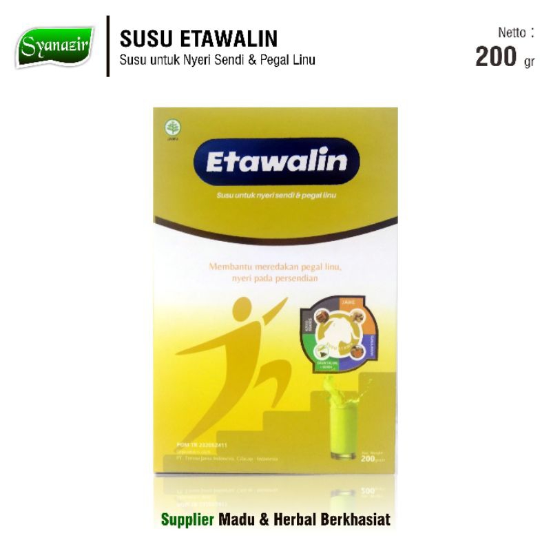 

SUSU ETAWALIN Susu untuk Nyeri Sendi & Pegal Linu 200 gr