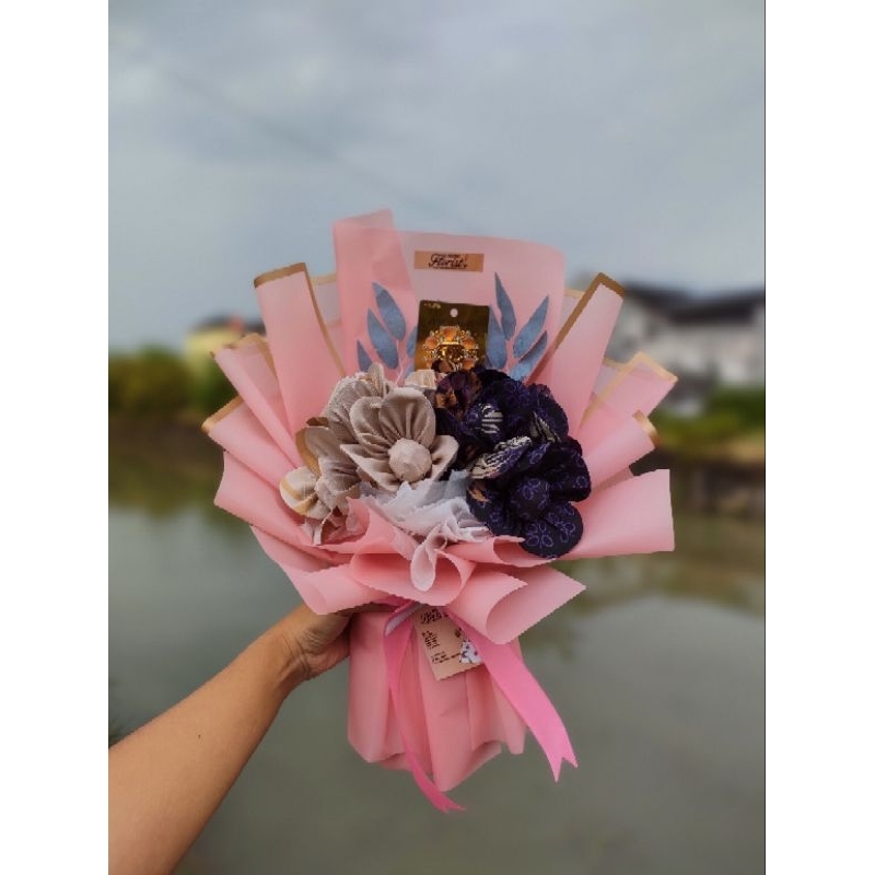 Buket Hijab Motif Azzahra Buket Murah Terjangkau