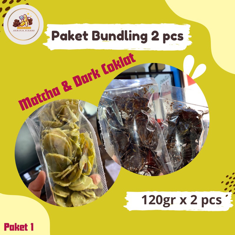 

PAKET Bundling keripik pisang lumer pouch 120gr