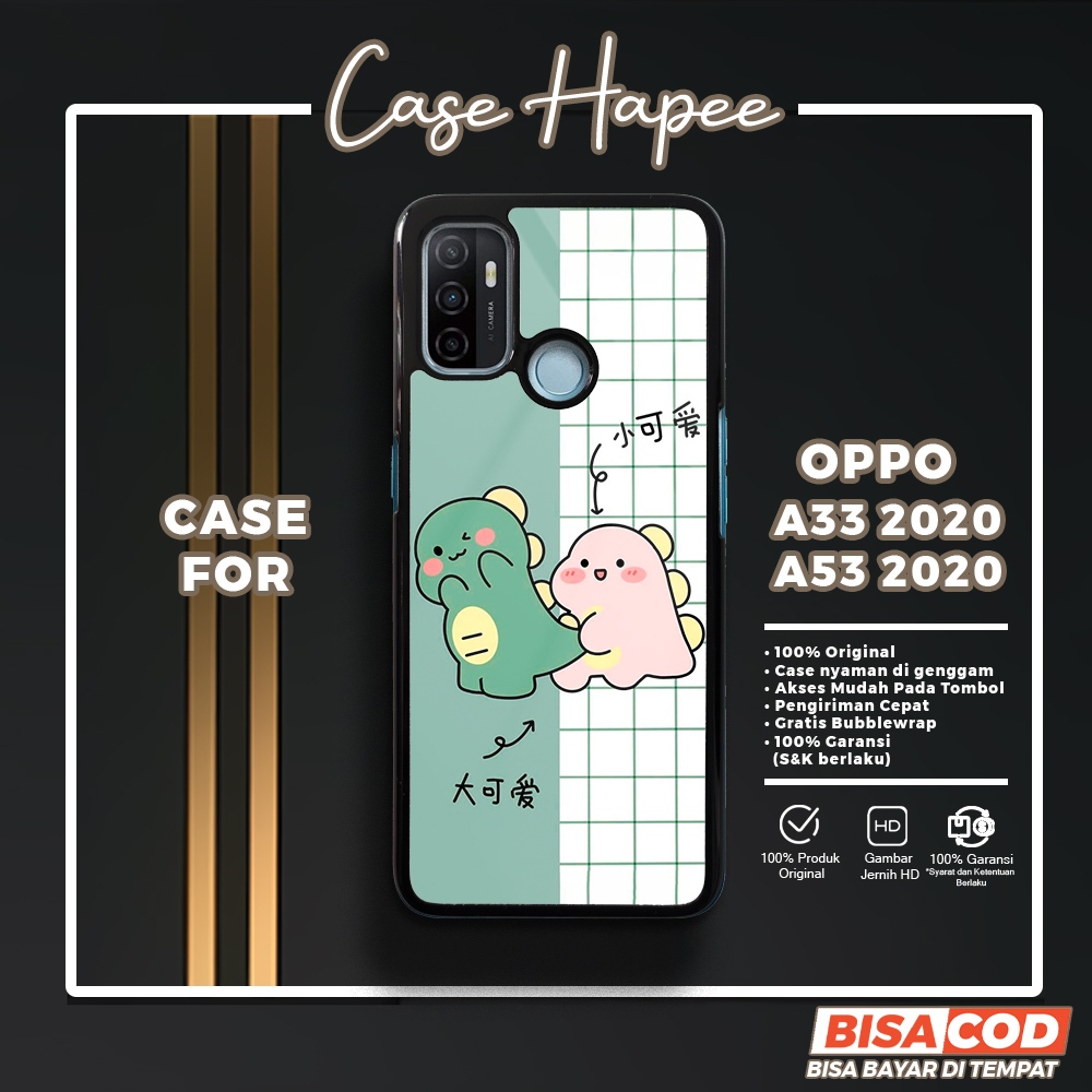 Case Oppo A33 2020 A53 2020 Casing Oppo A33 2020 A53 2020 [DSNC] Casehapee Case Glossy Case Aestheti