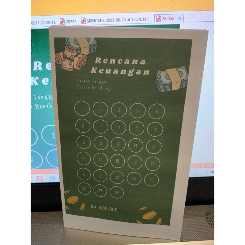 

GREEN ( MIN 5 PCS ) TANTANGAN MENABUNG SAVING CHALLAGE AMPLOP